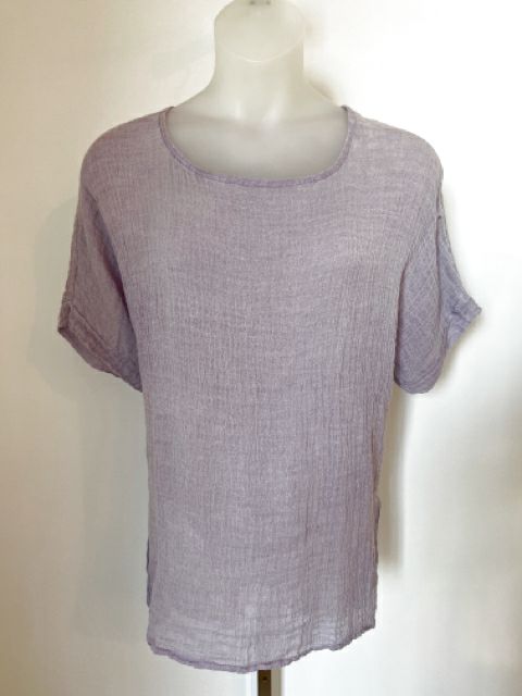 Tina Stephens Size Medium Lilac Blouse