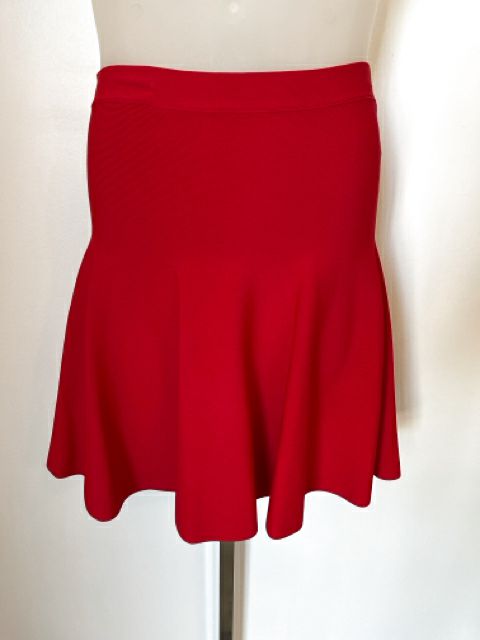 BCBG Size Large Red Skirt