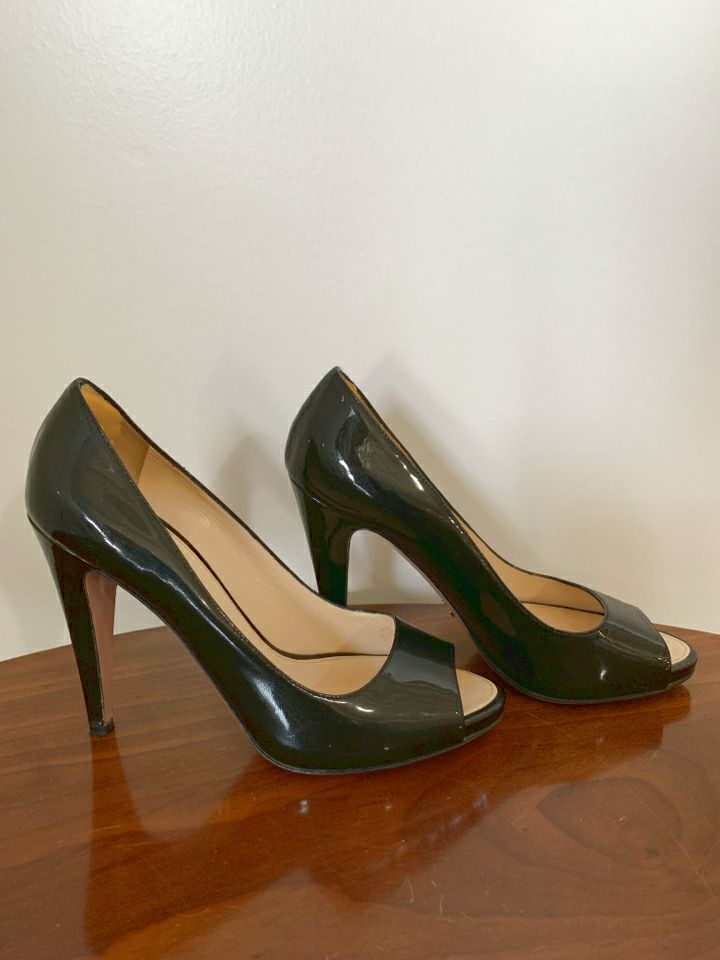 Prada Size 7.5 Charcoal Shoes