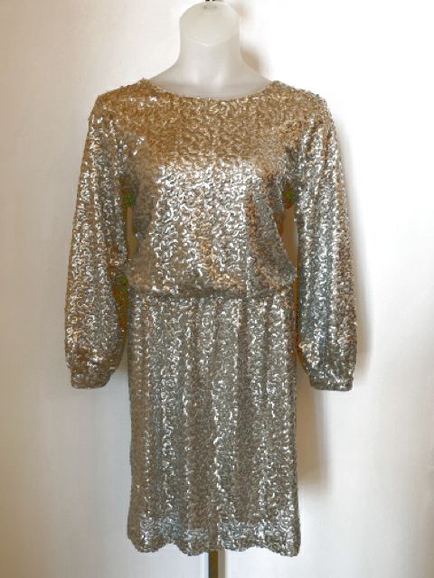 Julia Jordan Size X-Large Silver Dress