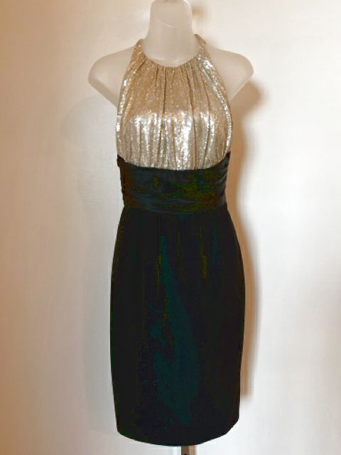 Carmen Marc Valvo Size Small Black Dress