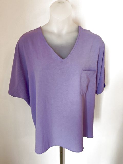 Impressions Size 3X Lilac Blouse