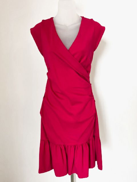 Nicole Miller Size Medium Raspberry Dress