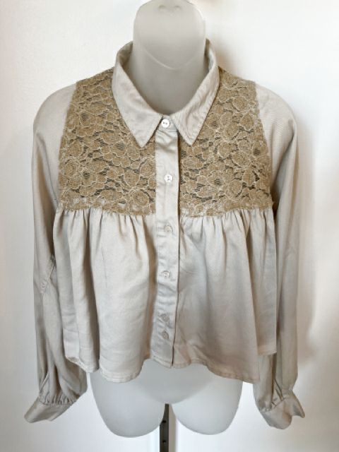 Urban Outfitters Size Small Taupe Blouse