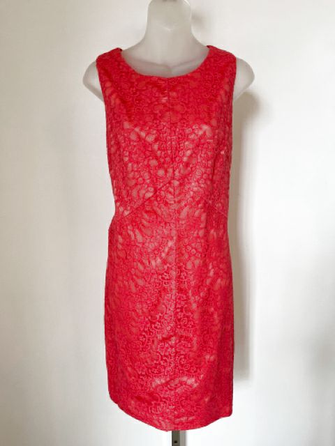 Vince Camuto Size Large Coral Dress