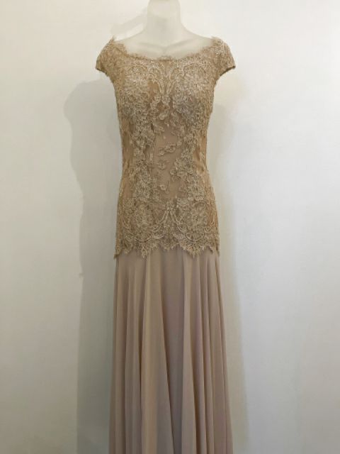 Montage by Mon Cheri Size Small Nude Dress