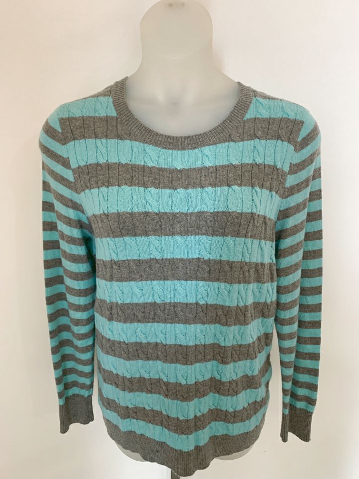 Talbots Size 2X Aqua Sweater