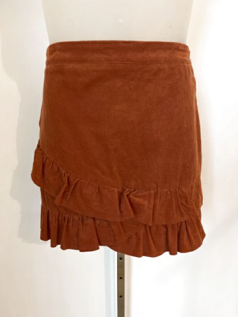 Big Water Blue Sky Size Large Rust Skirt
