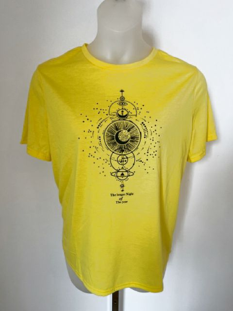 Size 1X Yellow T-Shirt