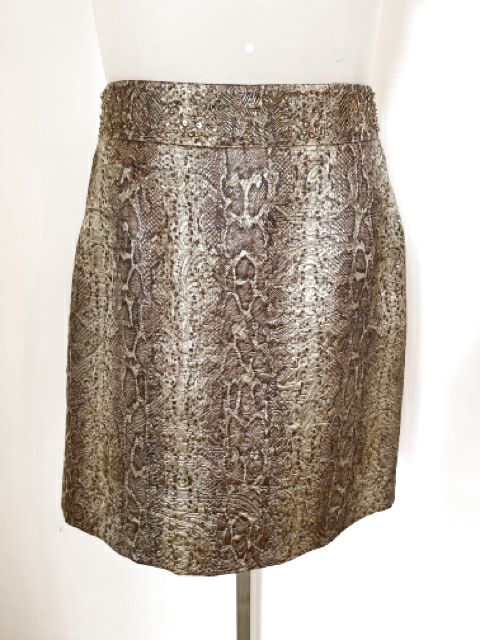 Antonio Melani Size Large Taupe Skirt